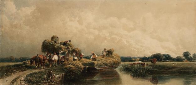Roman Canal, Lincolnshire c.1840 by Peter De Wint 1784-1849