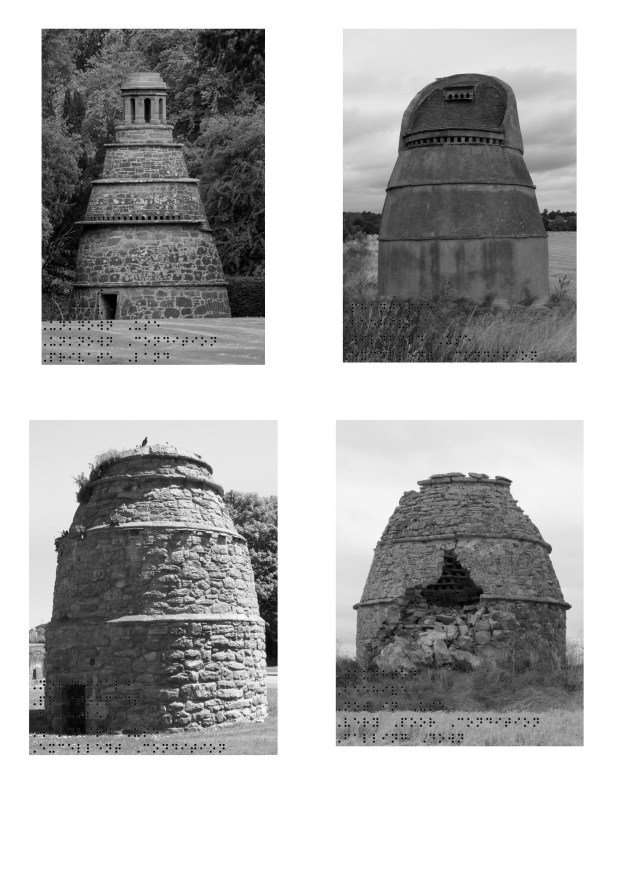 The second set of 4 beehive-shaped doocots